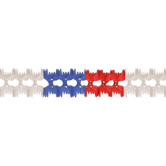 Beistle 14.5ft. Red, White & Blue Pageant Garlands, 2ct.